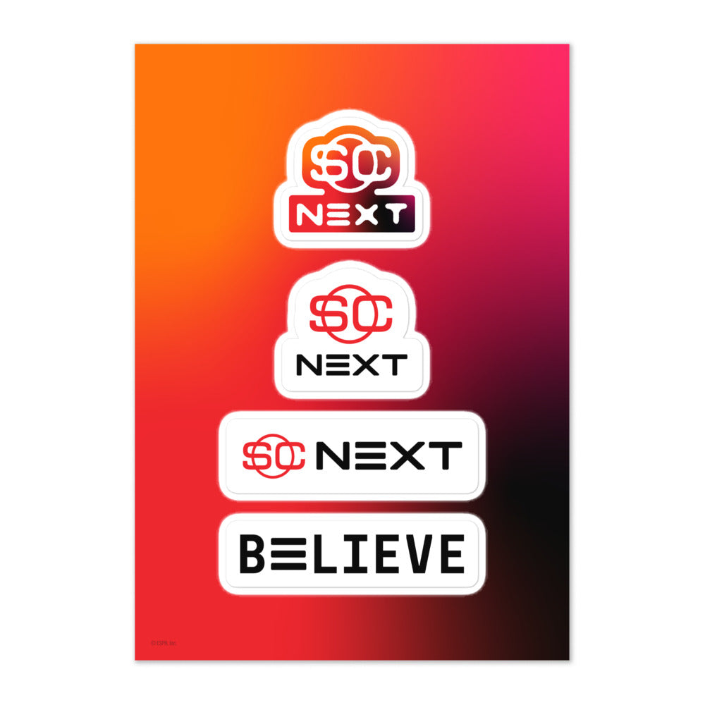 SC NEXT Logos Sticker Sheet